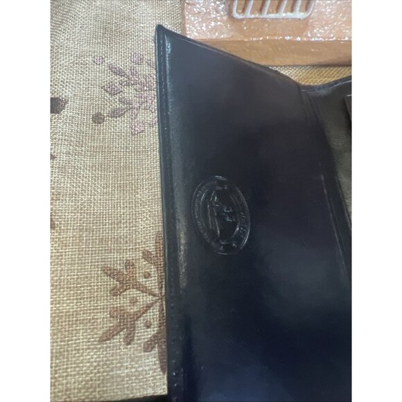 BRAHMIN | Tuscan Checkbook Clutch | Brown/Black Croc Texture Vintage Wallet - Picture 10 of 12